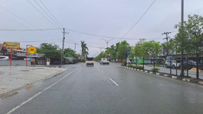 Kondisi cuaca di ibukota Kaltara, diselimuti mendung