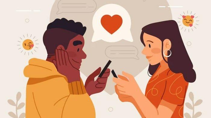 Ilustrasi - Simak kumpulan pantun nembak pacar, deretan pantun romantis ini bisa kamu pakai saat mengunkapkan perasaan ke gebetan, yuk bagikan!