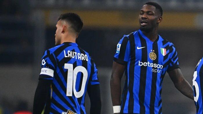 Bomber Inter Milan, Lautaro Martinez dan Marcus Thuram saat mandul di Liga Italia Serie A.