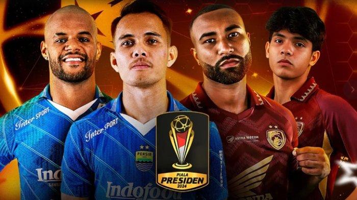 Persib Bandung vs PSM Makassar di Piala Presiden 2024.