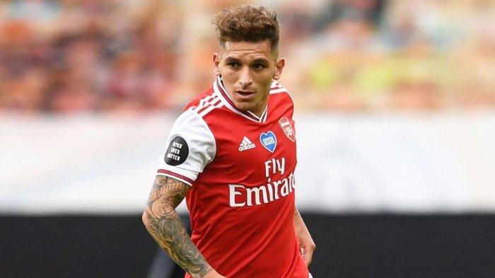Lucas Torreira ketika memperkuat Arsenal.