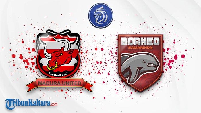 Madura United vs Borneo FC di Liga 1 . Anda bisa saksikan duel seru Laskar Sapeh Kerrab kontra Pesut Etam melalui siaran langsung Indosiar dan vidio.com dengan cara klik Link Live Streaming Madura United vs Borneo FC di championship series Liga 1 yang tersaji dalam artikel ini. (TribunKaltara.com / Cornel Dimas Satrio K)