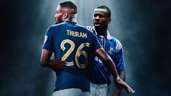 Marcus Thuram dan ayahnya Lilian Thuram.