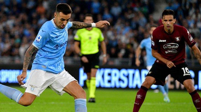 Matias Vecino saat beraksi pada giornata 12 Liga Italia Serie A, Lazio vs Salernitana di Stadion Olimpico, Senin (31/10/2022). (Twitter / @OfficialSSLazio)