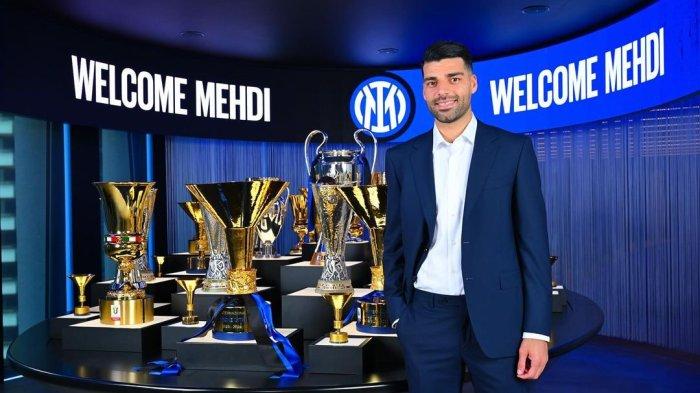 Mehdi Taremi diperkenalkan sebagai pemain Inter Milan, Sabtu (13/7/2024).