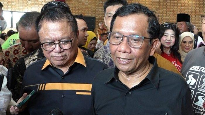 Oesman Sapta Odang mendampingi Mahfud MD, calon wakil presiden dari Ganjar Pranowo, melakukan safari poltik ke Kalimantan Barat pada 24-25 November 2023.