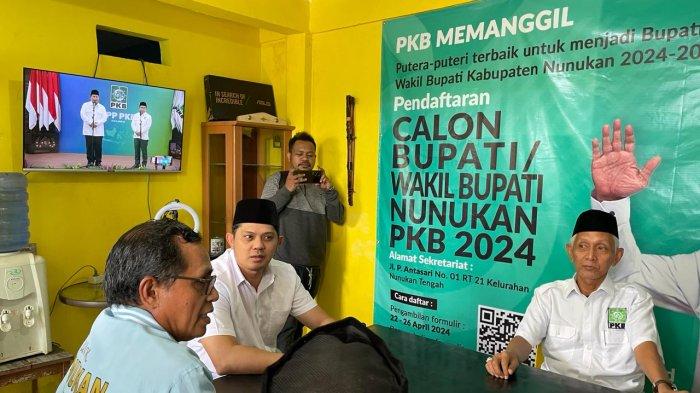 DPC PKB di Nunukan menerima formulir pendaftaran bakal calon Bupati Nunukan dari Andi Akbar, belum lama ini