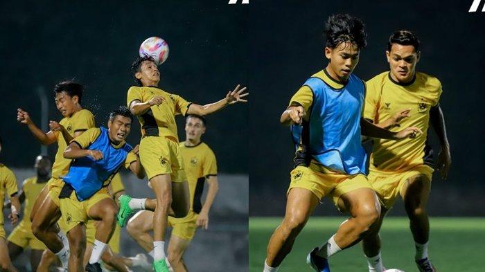 FOTO Pemain PSIS Semarang latihan jelang uji coba melawan tim Liga 2 Persekat Tegal di Stadion Trisanja, Slawi pada Sabtu (3/8/2024). Simak kabar PSIS Semarang hari ini jelang kick off Liga 1, dimana ada muka baru di skuat Mahesa Jenar saat uji coba, benarkah akan susul eks Persib Bandung ?