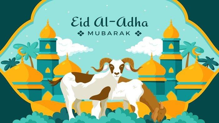 UCAPAN IDUL ADHA - Ilustrasi Idul Adha. Kumpulan ucapan Idul Adha untuk semarakkan Hari Raya Kurban 1446 H/2025, bagikan kepada orang terdekat.