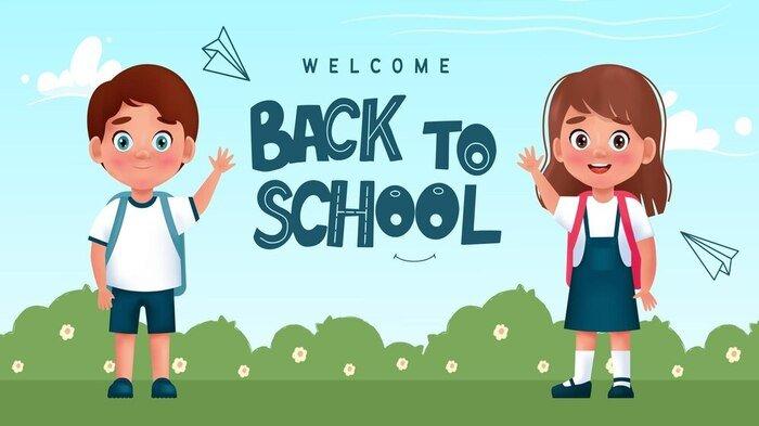 PANTUN SELAMAT DATANG - Ilustrasi kembali ke sekolah dari Freepik.com. Lihat kumpulan pantun ucapan selamat datang siswa baru berikut ini, cocok digunakan sebagai sambutan saat kegiatan MPLS.