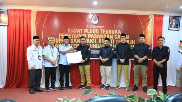 KPU Bulungan tetapkan Paslon Syarwani-Kilat Calon Bupati dan Wakil Bupati Bulungan Terpilih periode 2025-2030.