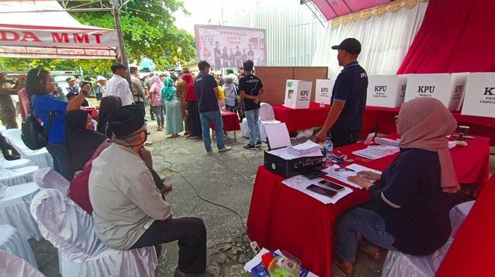 Pelaksanaan PSU di Dapil Kota Tarakan Satu Kecamatan Tarakan Tengah saat disambangi Pj Wali Kota Tarakan, Komisoner KPU Kaltara dan Kota Tarakan dan Bawaslu Kaltara serta Bawaslu Kota Tarakan, Sabtu (13/7/2024) kemarin. TRIBUNKALTARA.COM/ANDI PAUSIAH