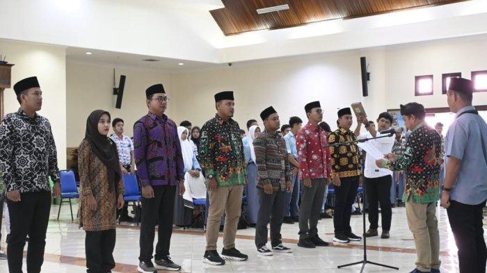 Pelantikan Pengurus Majelis Daerah Korps Alumni Himpunan Mahasiswa Islam Kabupaten Malinau (MD KAHMI Malinau) di Malinau, Kalimantan Utara, Rabu (31/7/2024)