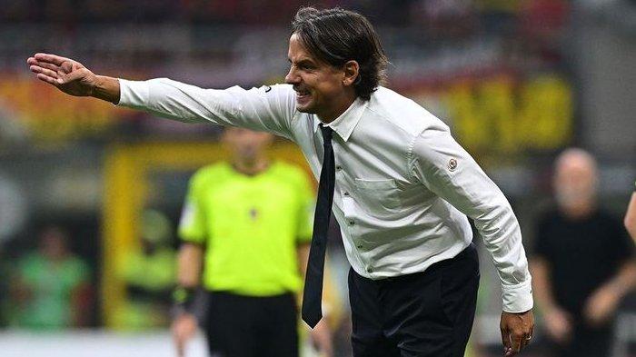 Pelatih Inter Milan, Simone Inzaghi.