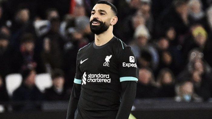 Penampilan striker Liverpool Mohamed Salah melawan West Ham di Liga Inggris, Minggu (29/12/2024). (Twitter/@LFC)