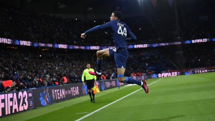 Penyerang PSG Hugo Ekitike. (Instagram/@hekitike)
