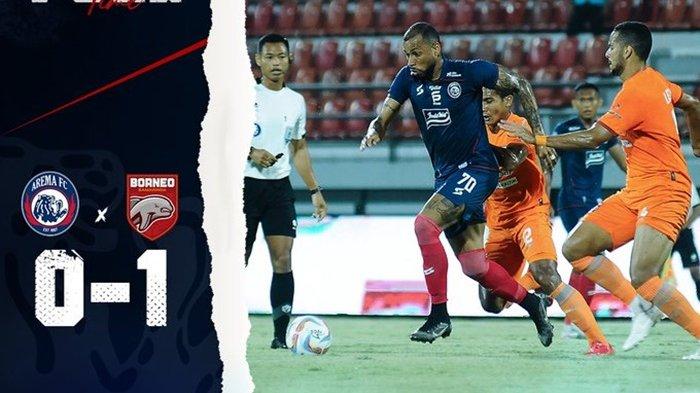Pertemuan Arema FC vs Borneo FC di pekan ke 15 Liga 1 2023/2024, dan dimenangkan Borneo FC 1-0. Pertandingan Arema FC vs Borneo FC terjadi, pada Jumat,(6/10/2023), pukul 20.00 WITA, di Stadion Kapten I Wayan Dipta Bali yang merupakan kandang Singo Edan.
