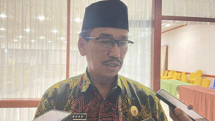 PLT SEKDA NUNUKAN - Plt Sekretaris Daerah (Sekda) Nunukan, Jabbar saat ditemui awak media di lantai V Kantor Bupati Nunukan, Kamis (13/03/2025). (TribunKaltara.com/Febrianus Felis)