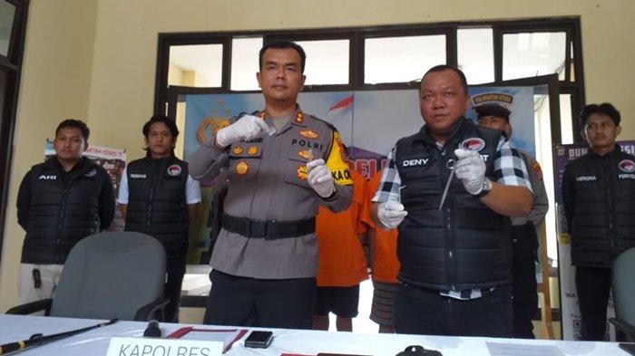Polres Tana Tidung Gelar Press Liris di Mapolres Tana Tidung, Ungkap Penangkapan Dua Orang Pengguna Narkoba Jenis Sabu, Rabu (7/8/2024). (TribunKaltara.com/Rismayanti)