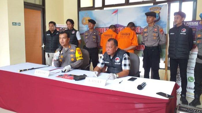 Polres Tana Tidung Gelar Press Liris di Mapolres Tana Tidung, Ungkap Penangkapan Dua Orang Pengguna Narkoba Jenis Sabu, Rabu (7/8/2024). (TribunKaltara.com/Rismayanti)