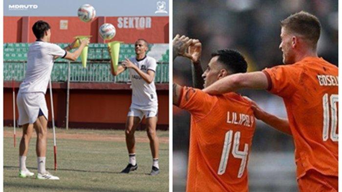 Potret penggawa Madura United dan Borneo FC yang akan berduel, pada Minggu (1/10/2023), pukul 16.00 WITA, di Stadion Gelora Madura Ratu Pamelingan, Pamekasan, Jawa Timur.