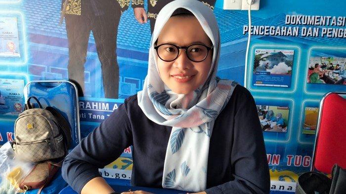 Ranik Diastuti, Kabid Kesmas Dinkes Tana Tidung saat Ditemui di Lapangan RTH Djoesoef Abdullah, Jum'at (23/8/2024). (TribunKaltara.com/Rismayanti)