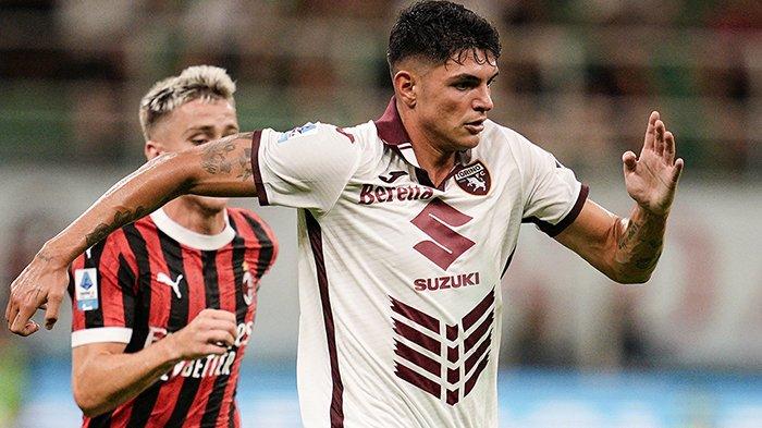 Penampilan Raoul Bellanova pada laga AC Milan vs Torino, pekan pembuka Liga Italia Serie A di Stadion San Siro, Minggu (18/8/2024).