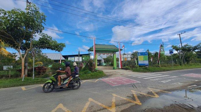 SMPN 2 Tanjung Selor yang akan dialih fungsikan untuk perluasan rumah sakit. Nantinya sekolah ini akan dipindahkan ke Korpri. (Tribunkaltara.com)