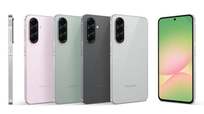 SPEK HP SAMSUNG - Potret smartphone dari website resmi samsung.com, Rabu (19/3/2025). Simak spesifikasi dan harga HP ponsel mid-range Samsung Galaxy A56 5G.