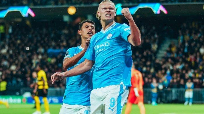 Kabar buruk Manchester City jelang menghadapi Brighton, sang pelath Pep Guardiola sebut belum ada pemainnya yang pulih dari cedera. (Twitter/@ManCity)