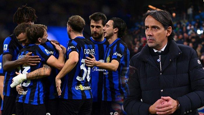 Skuad Inter Milan dan pelatih Simone Inzaghi. (Kolase TribunKaltara.com / inter.it)
