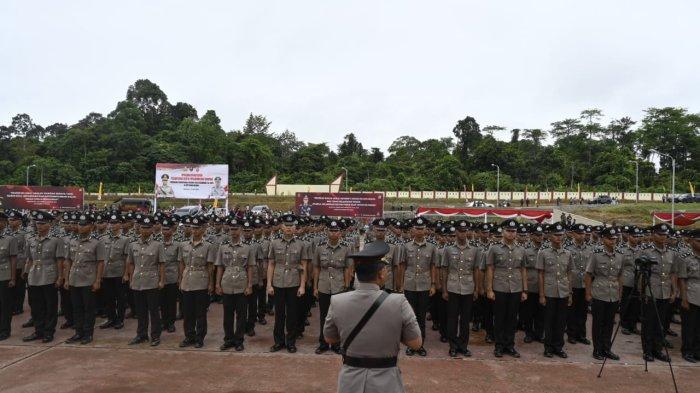 259 siswa Bintara Gelombang I Tahun 2024 yang melakukan pendidikan di SPN Polda Kaltara Malinau, Kalimantan Utara, Kamis (11/7/2024) dinyatakan lulus dan dilantik Kapolda Kaltara Irjen Pol Daniel Adityajaya.