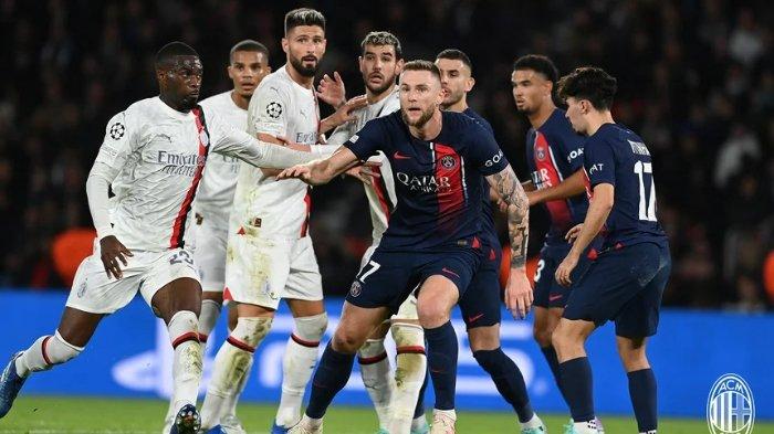 Duel pemain AC Milan kontra PSG dalam matchday ketiga Liga Champions di Stadion Parc des Princes pada Kamis (26/10/2023) dini hari tadi. Simak tiga hal yang membuat tim asuhan Stefano Pioli dibantai hingga terdampar di dasar klasemen Liga Champions.