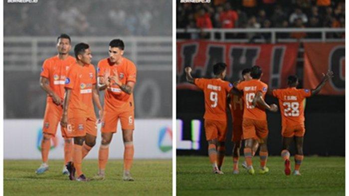 Skuad Borneo FC saat beraksi di Liga 1 2023/2024.