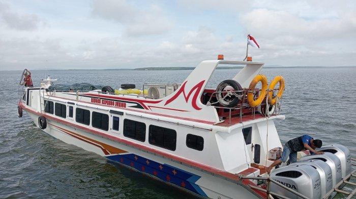 Speedboat reguler yang siap bertolak dari Pelabuhan Liem Hie Djung Nunukan, Rabu (06/12/2023), pagi