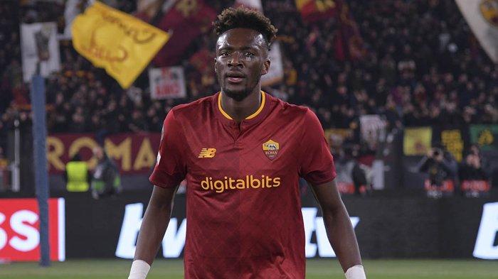 Penyerang AS Roma, Tammy Abraham. (Twitter / @OfficialASRoma)