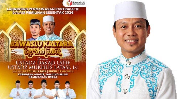 Sesuai jadwal, Ustaz Dasad Latif malam ini akan hadiri launching pengawasan partisipatif yang diadakan Bawaslu Kaltara, cek profilnya di sini.
