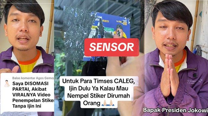 Viral konten warga protes rumahnya ditempel stiker Caleg malah berujung somasi dari tim sukses