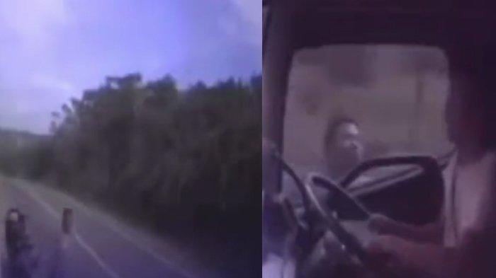 Viral cara sopir truk di Kalimantan Timur hindari pelaku pemerasan, jadi sorotan Warganet