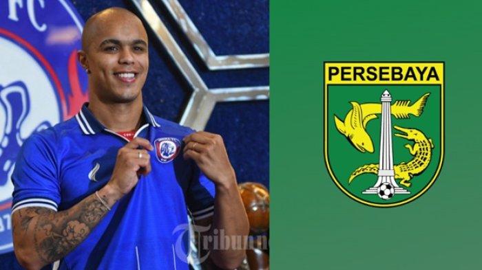 PEMAIN AREMA FC - William Marcilio saat diperkenalkan kepada awak media dalam rilis pemain asing baru tim sepakbola Arema FC di kantor Arema FC, Kota Malang, Jawa Timur, Senin (1/7/2024). William Marcilio merupakan pemain Arema FC yang dirumorkan ke Persebaya di bursa transfer Liga 1, elite Bajul Ijo buka suara.