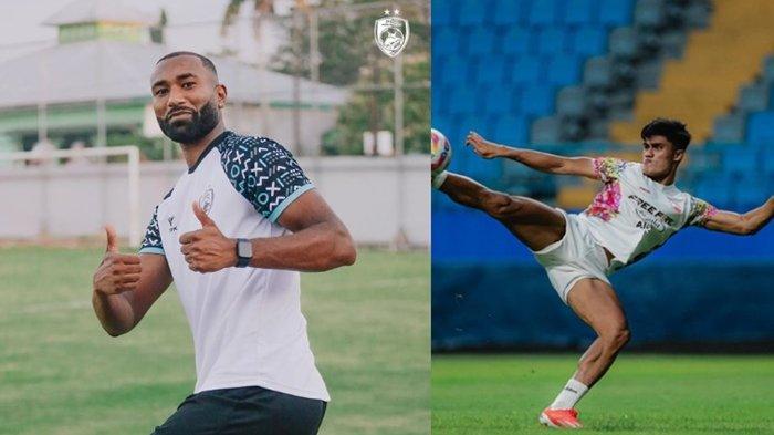 FOTO Yuran Fernandes dan Ramadhan Sananta (kanan). Pasca Persis Solo dihajar oleh PSM Makassar di laga perdana mereka di Liga 1, Milomir Seslija turut keluhkan kondisi lapangan Stadion Batakan Balikpapan.