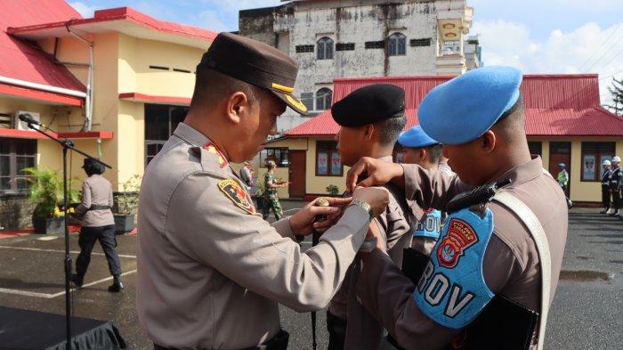 Kegiatan apel gelar pasukan dilaksanakan pagi tadi di Mako Polres Tarakan Senin (10/7/2023).