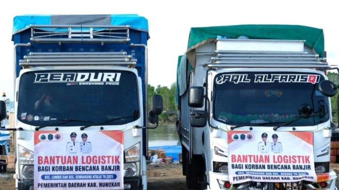 BANTUAN KORBAN BANJIR - Pemerintah Kabupaten (Pemkab) Nunukan mulai menyalurkan bantuan untuk ribuan warga terdampak banjir di 9 kecamatan, Kamis (29/05/2025), sore.
(HO/ Titus Prokopim Setkab Nunukan)