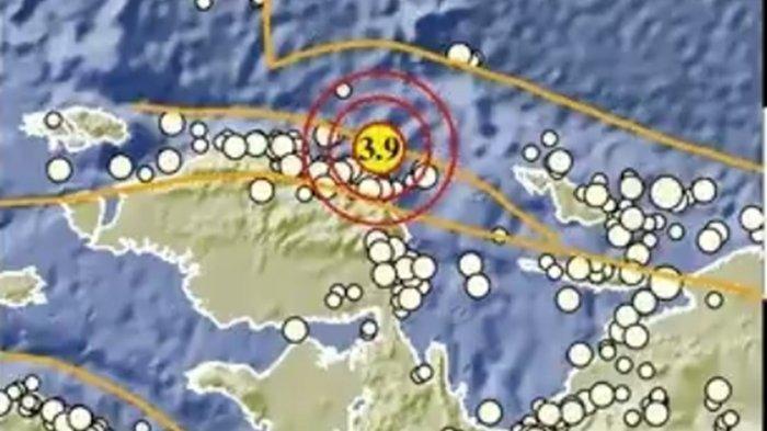 BMKG menyebut gempa terkini di barat laut Manokwari, Papua Barat pada Kamis 2 Februari 2023 pagi ini bermagnitudo 3.9