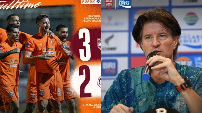 Kata Pieter Huistra, sukses Borneo FC kalahkan Persikabo 1973 di Liga 1 tak lepas dari perjuangan tak lelah Stefano Lilipaly Cs.