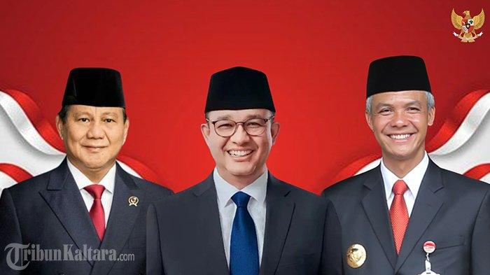 ILUSTRASI - Calon Presiden peserta Pilpres 2024. Hari ini, Senin (22/4/2024) sidang putusan sengketa Pilpres 2024, para pemohon, yakni Anies-Muhaimin dan Ganjar-Mahfud akan hadir di Mahkamah Konstitusi (MK).(TribunKaltara.com)