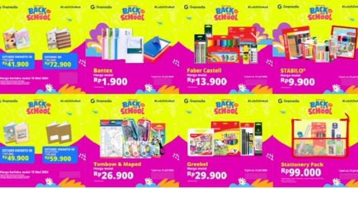 Mulai dari tanggal 1 Juli hingga 31 Juli 2024, Gramedia menawarkan berbagai penawaran menarik untuk memenuhi kebutuhan siswa, orangtua hingga guru dalam mempersiapkan tahun ajaran baru.
