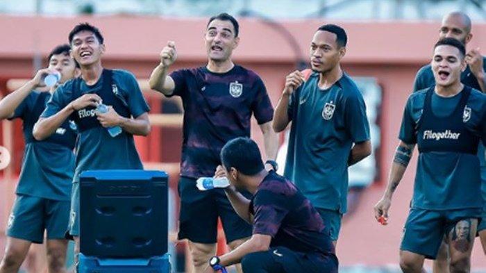 FOTO Suasana di sela latihan PSIS Semarang di Liga 1.