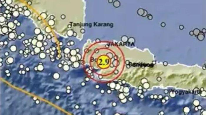 Info Badan Meteorologi Klimatologi dan Geofisika (BMKG), gempa guncang Kota Bogor, Jawa Barat dini hari tadi, cek magnitudo dan pusat gempa terkini 2 menit yang lalu.