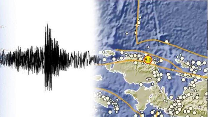Info BMKG terbaru: gempa bumi bermagnitudo 5,1 guncang Papua Barat pada Rabu 23 Maret 2022 sore ini.